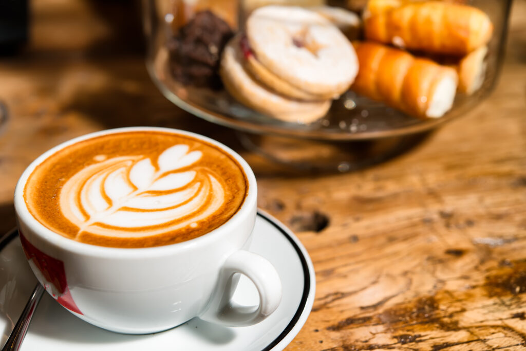 Italian artistic cappuccino